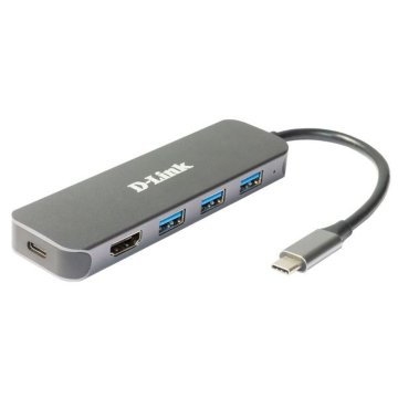 USB rozbočovač D-Link DUB-2333 Sivá 60 W