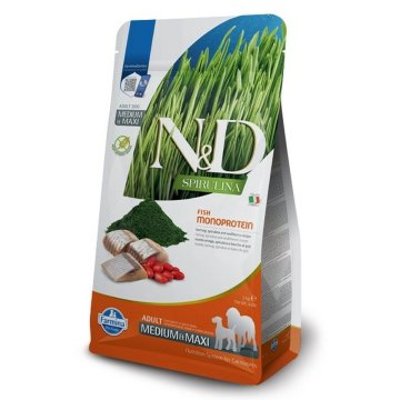 Krmivo Farmina N&D Dospelý Ryby Baránok 7 kg Spirulina