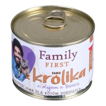 Krmivo pre mačky Family First Rabbit Králik 200 g