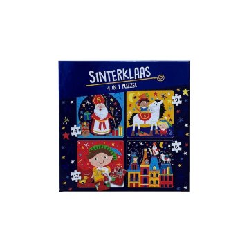 Puzzle Sinterklaas 4v1 4-12 dielikov