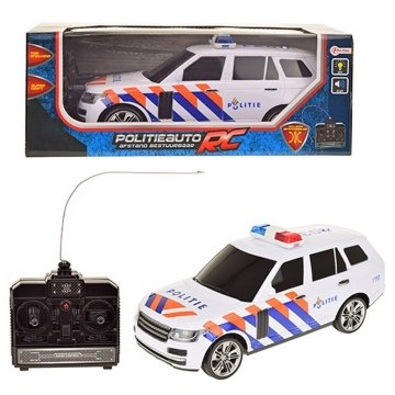 Toi-Toys RC policajné auto + svetlo a zvuk 24 cm