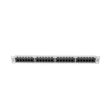 Patch Panel 24 Portov UTP Kategória 5e Lanberg PPU5-1024-S