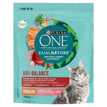 Krmivo pre mačky Purina Dual Nature Uri-Balance Sterilized Dospelý Lososová 750 g