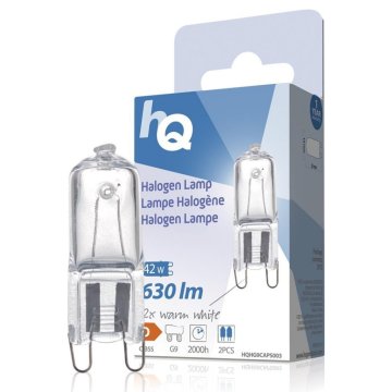 HQ Halogénová lampa G9 42W 630LM 2800K