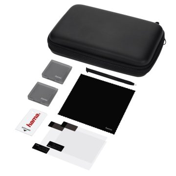 Hama sada 7 v 1 s príslušenstvom Basic For Nintendo New 3DS XL Black