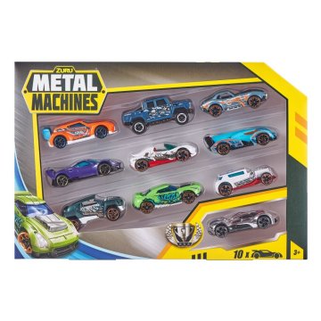 Zuru Metal Machines Autá odlievané pod tlakom 10 kusov Rozmanité