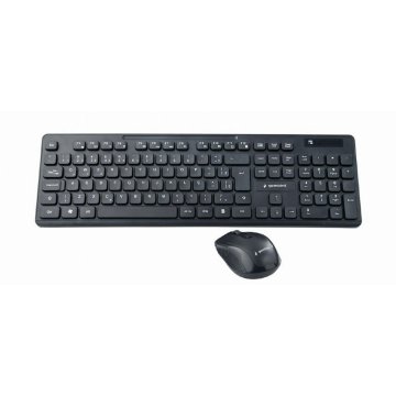 Klávesnica a myš GEMBIRD KBS-WCH-03 Qwerty UK Čierna Monochromatická QWERTY Qwerty US