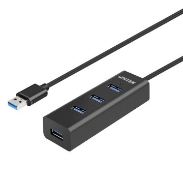 USB Hub 4 Porty Unitek Y-3089 Čierna