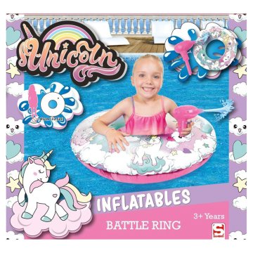 Bojový prsteň Sambro Unicorn Battle Ring s vodnou pištoľou 85 cm