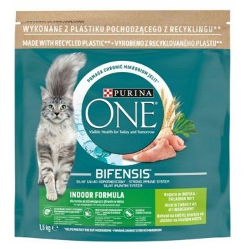 Krmivo pre mačky Purina One Bifensis Indoor Formula Páv 1,5 Kg