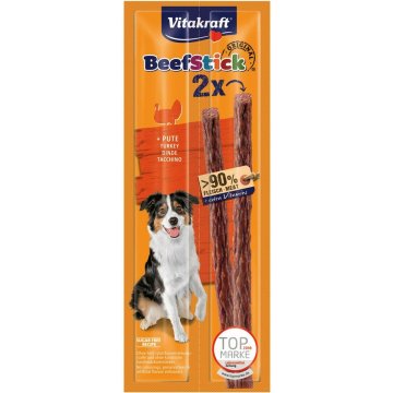 Maškrty pre psov Vitakraft Beef Stick with turkey Hovädzie mäso