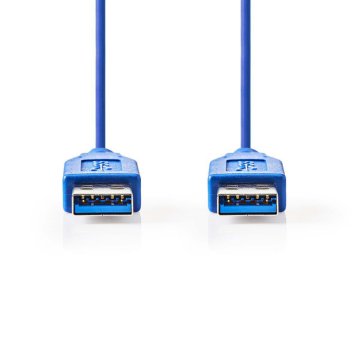 Nedis CCGP61000BU20 kábel USB 3.0 A Samec - A Samec 2,0 M modrý