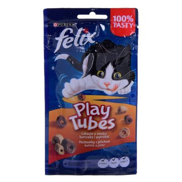 Krmivo pre mačky Purina Play Tubes Kurča 50 g