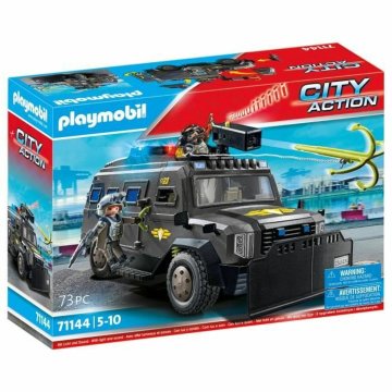 Sada hračiek Playmobil Police car City Action Plastické