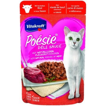 Krmivo pre mačky Vitakraft POESIE DELICE Hovädzie mäso 85 g