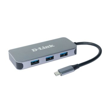 USB rozbočovač D-Link Sivá (1 kusov)