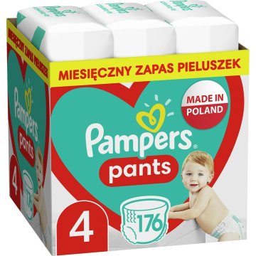 Jednorázové plienky Pampers 4 (176 Kusov)