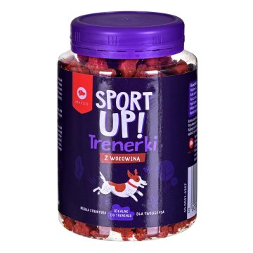 Maškrty pre psov Maced Sport Up! Teľacie mäso 300 g