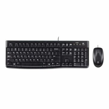 Klávesnica a myš Logitech MK120 Čierna Nemčina QWERTZ