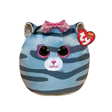 TY Squish A Boo Cuddle Cushion Cat Kiki 8 cm