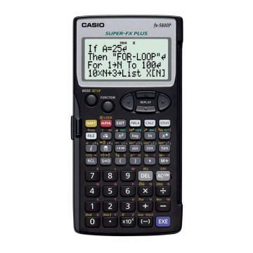 Vedecká kalkulačka Casio FX-5800P-S-EH Čierna