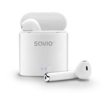 In - Ear Bluetooth slúchadlá Savio TWS-01 Biela