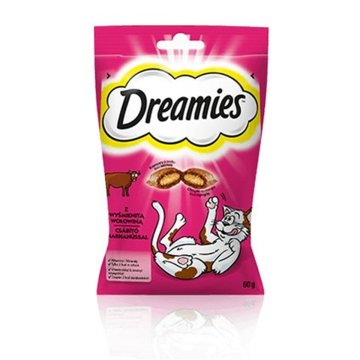 Snack for Cats Dreamies 60 g Teľacie mäso