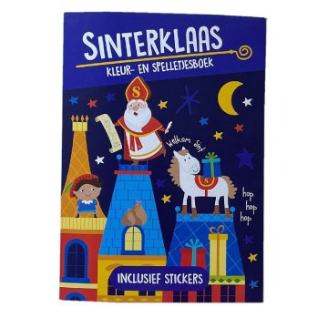 Sinterklaas omaľovánka a kniha aktivít