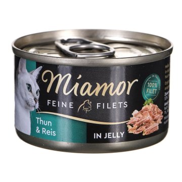 Krmivo pre mačky Miamor Feine Filets Tuniak Ryby Ryža 100 g