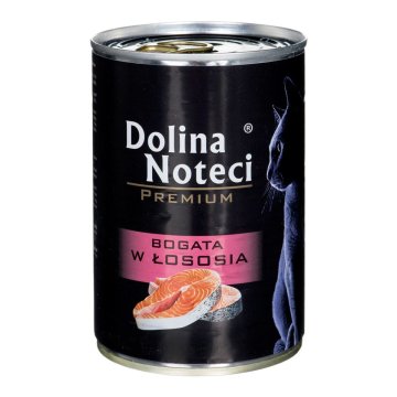 Krmivo pre mačky Dolina Noteci Premium Lososová 400 g