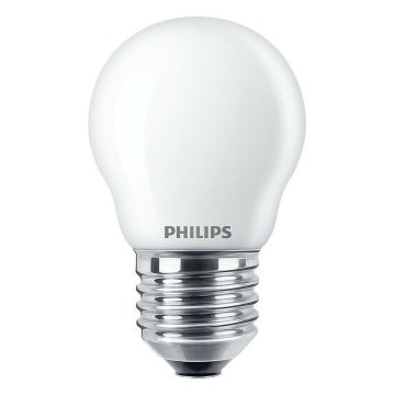 Led baterka Philips Biela F 40 W 4,3 W E27 470 lm 4,5 x 7,8 cm (4000 K)