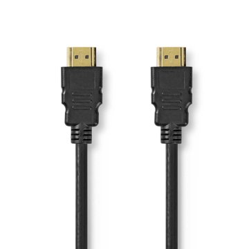 Nedis CVGP35000BK50 Kábel HDMI™ Konektor HDMI™ Konektor HDMI™ 8 k@60 Hz pozlátené ucho 5,00 m PVC či