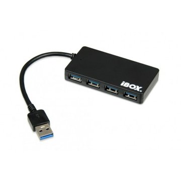 USB rozbočovač Ibox IUH3F56 Čierna