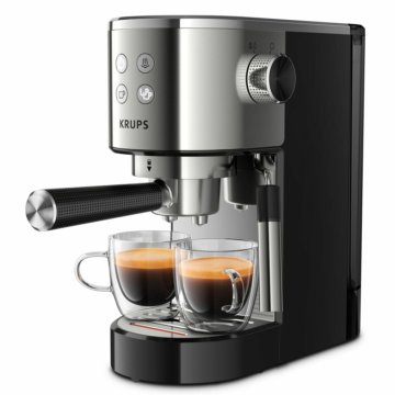 Ručný prístroj na espresso Krups XP442C11 Čierna Oceľ 1 L