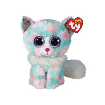 TY Beanie Boos Cuddly Toy Cat Opal 15 cm