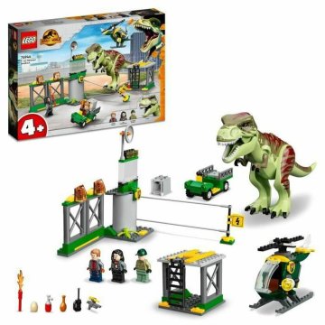 Playset Lego 76944 Jurassic World T-Rex Escape (140) (140 Kusy)