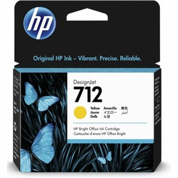 Originálne atramentové náplne HP HP 712 Žltá