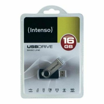 USB flash disk INTENSO Basic Line 32 GB Čierna Striebro 32 GB USB flash disk