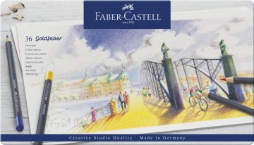 Farebné ceruzky Faber Castell FC-114736 Faber-Castell Goldfaber, 36 kusov