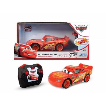 Auto na diaľkové ovládanie Cars Turbo Racer Lightning McQueen 1:24 17 cm