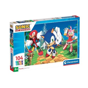 Clementoni Supercolour Puzzle Sonic The Hedgehog 104 dielikov