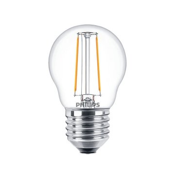 Philips LED klasická sviečková lampa 25W E27 teplá biela