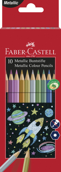 Faber Castell FC-201583 Sada farieb Faber-Castell Metallic Colors