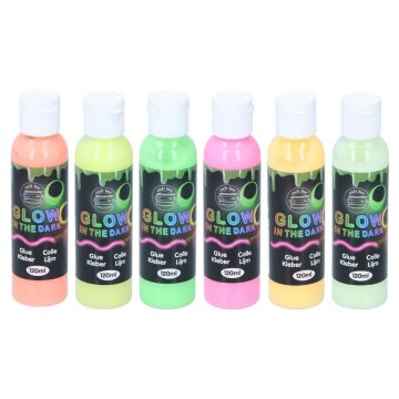 Glow In The Dark Lepidlo farebné 120 ml Rozmanité