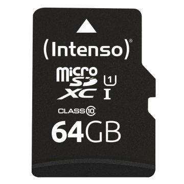 Pamäťová karta Micro SD s adaptérom INTENSO 64 GB