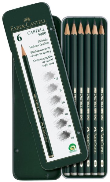 Faber Castell FC-119063 Puzdro na ceruzku 9000 A 6 kusov