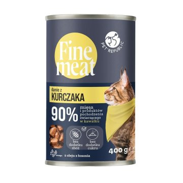 Krmivo pre mačky PETREPUBLIC Fine Meat Kurča 400 g