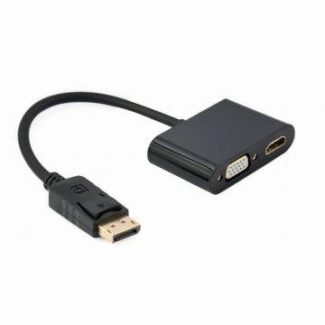 Adaptér DisplayPort na HDMI GEMBIRD A-DPM-HDMIFVGAF-01 Čierna 10 cm