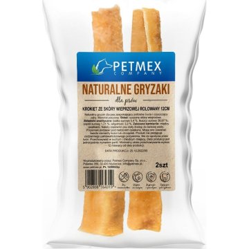 Maškrty pre psov Petmex Rolled Pork Skin Croquet Prasa 150 g