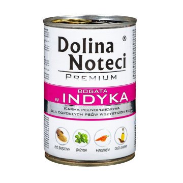 Mokré jedlo Dolina Noteci Premium Páv 400 g